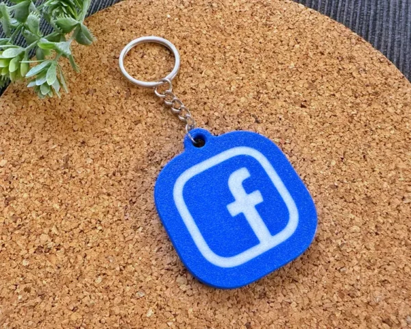 3D FB Nfc Keyring
